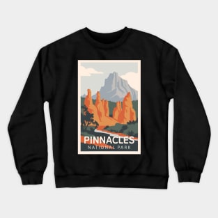 Pinnacles National Park Vintage Travel Poster Crewneck Sweatshirt